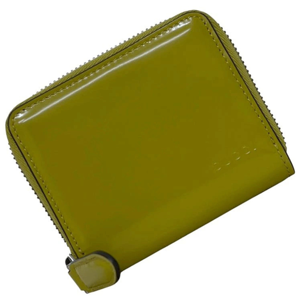 Gucci Coin Wallet Leather Khaki Green